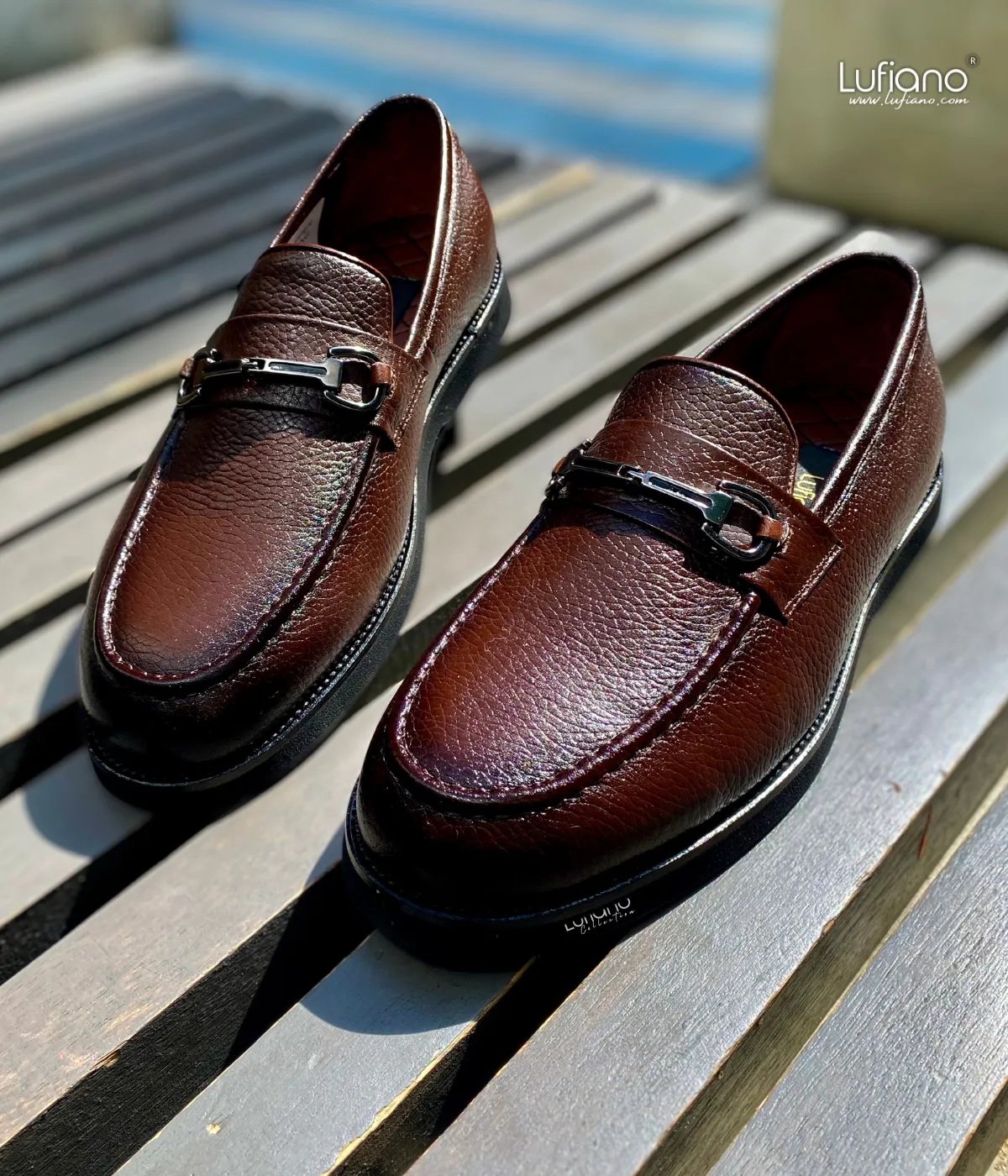 227 - Lufiano Slip On: Brown