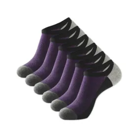 6 Pack Mens No Show Socks Invisible Socks