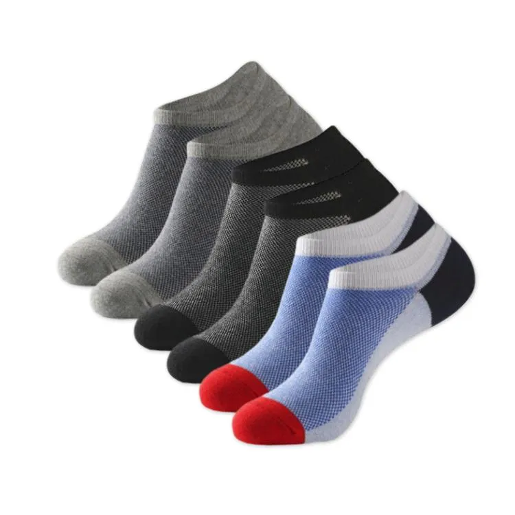 6 Pairs No Show Socks for Men