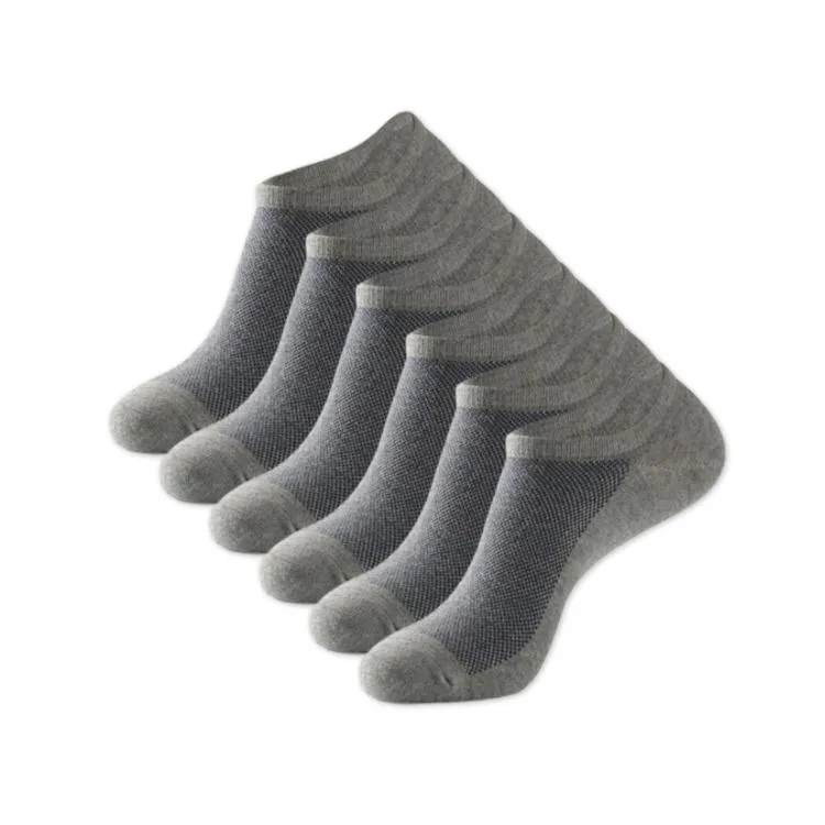 6 Pairs No Show Socks for Men