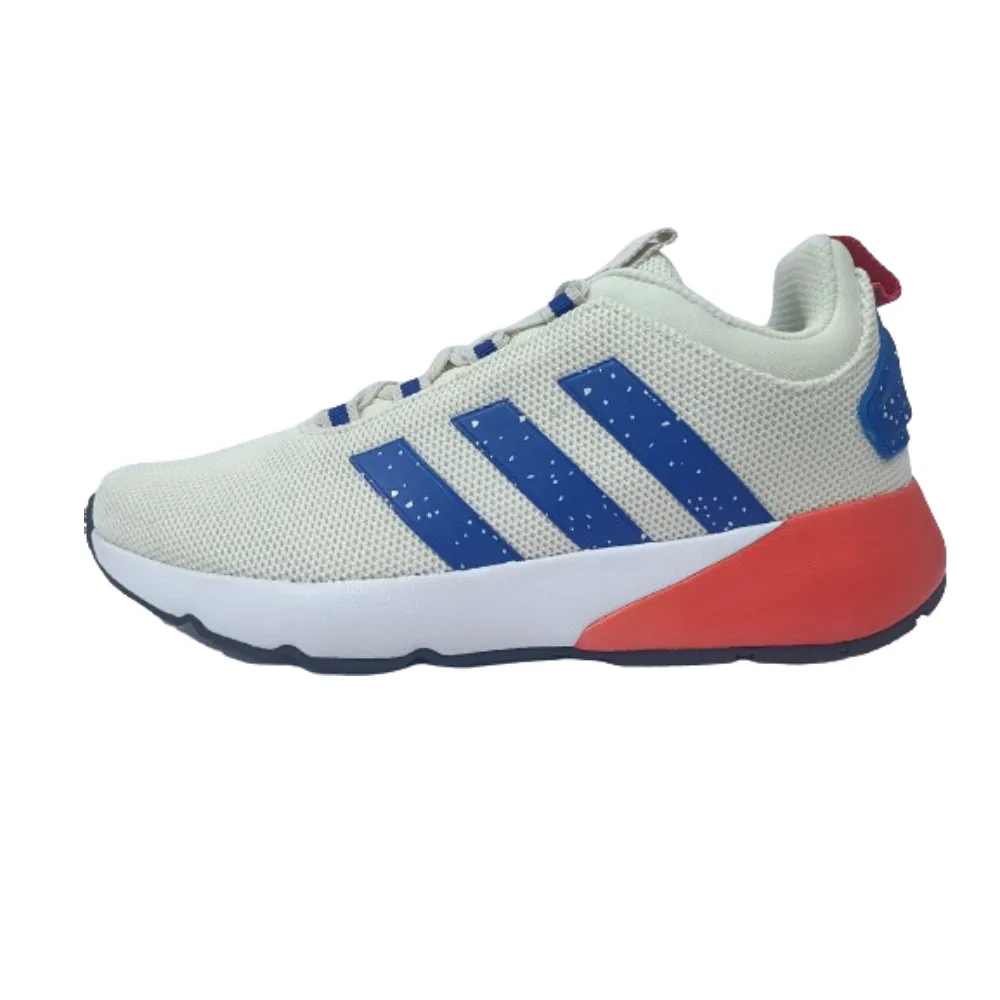 Adidas Men's Dashbomb Running Shoe (Off White/Blue/Red)