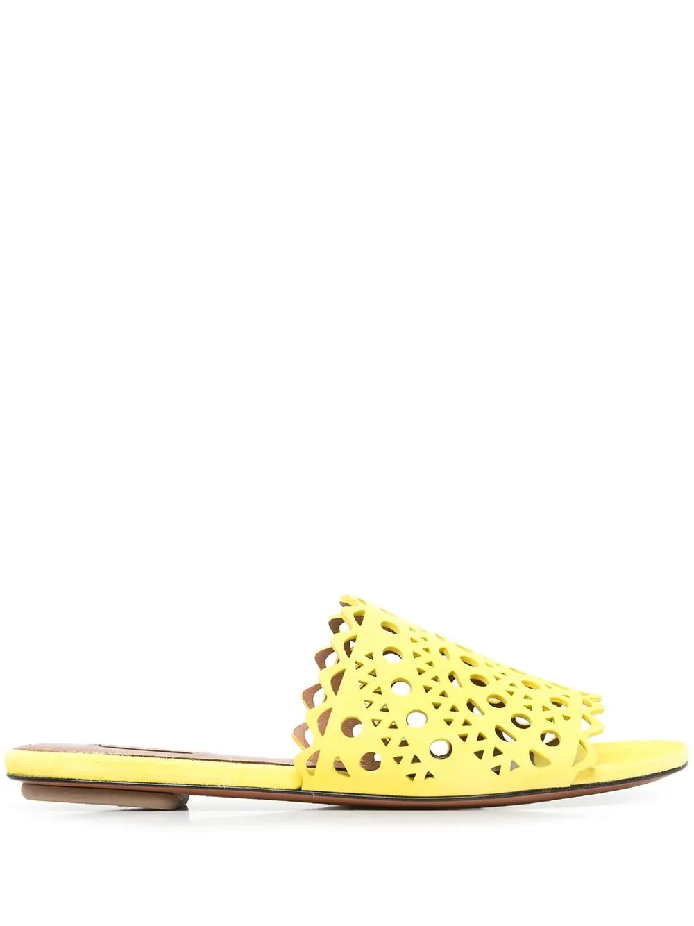 Alaia Sandals Yellow