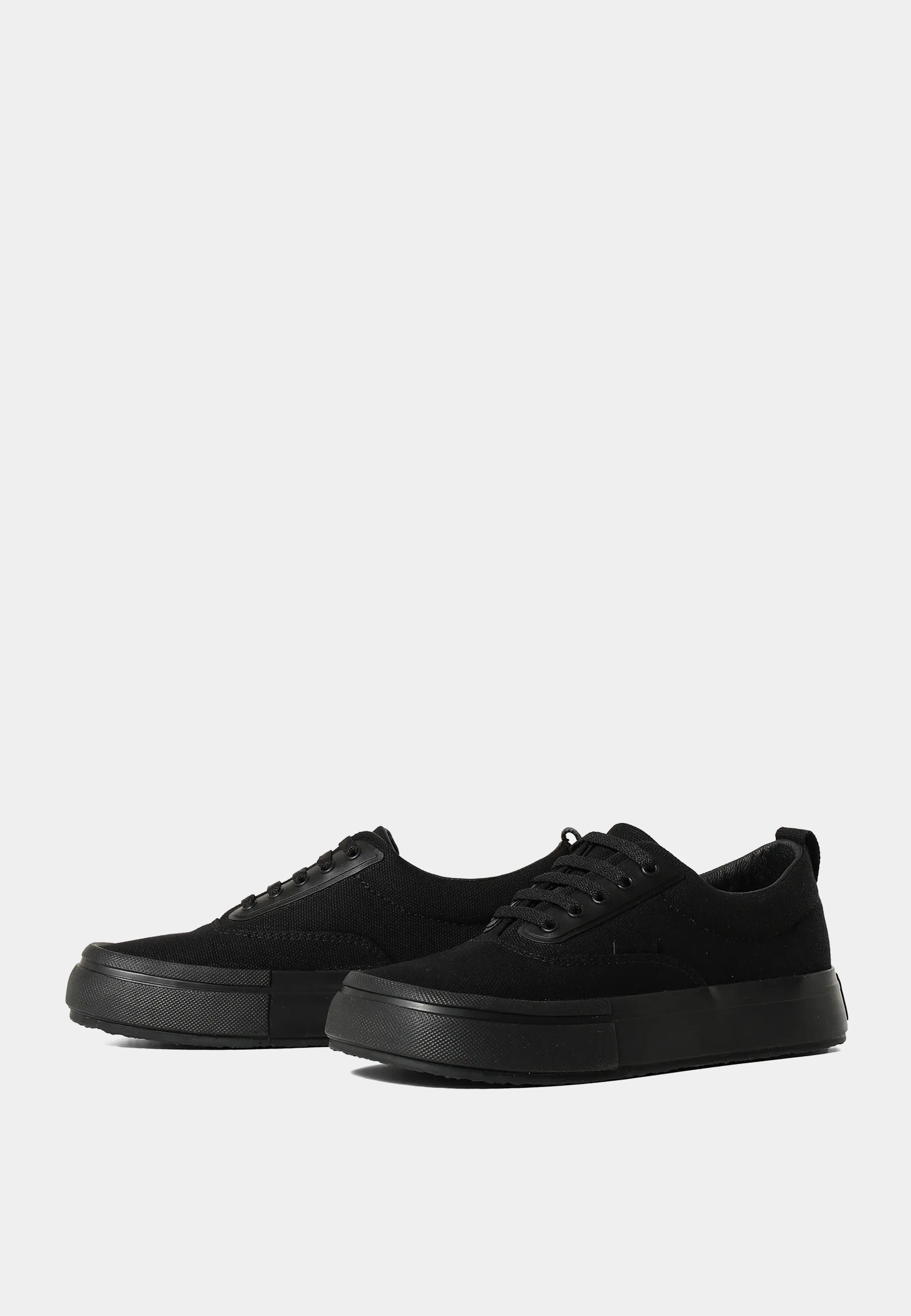 AMBUSH Vulcanized Lace Up Canvas - Black