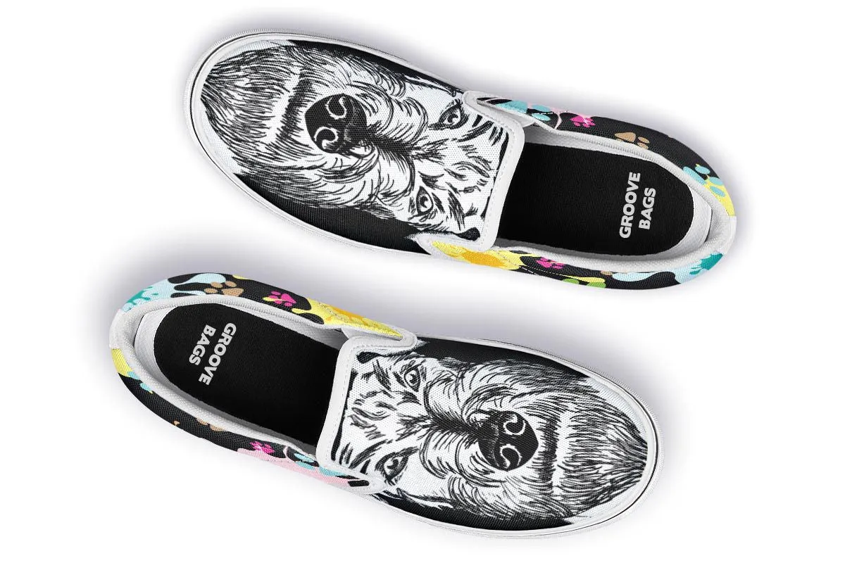 Artsy Schnauzer Slip-On Shoes