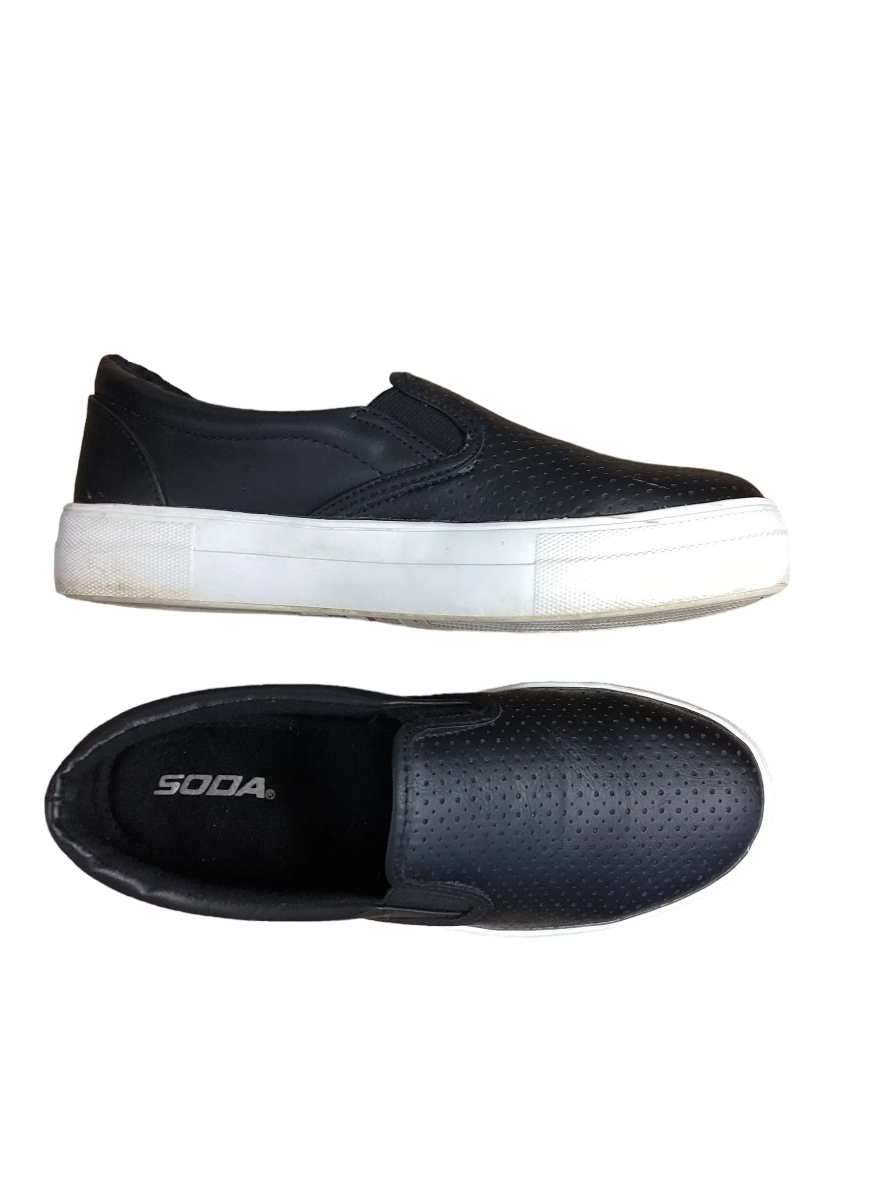 Black Shoes Sneakers Soda, Size 7.5