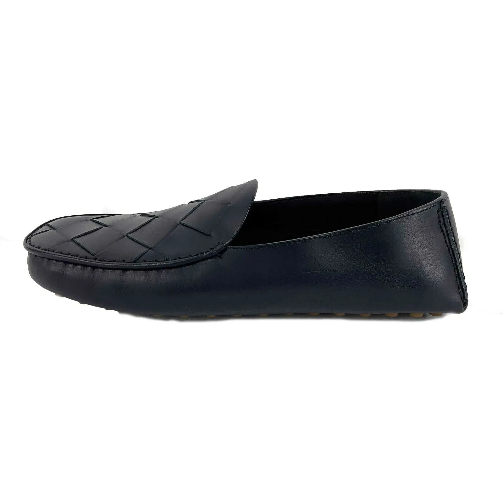 Bottega Veneta - Intrecciato Douglas Loafers - Navy Blue - 43 US 10