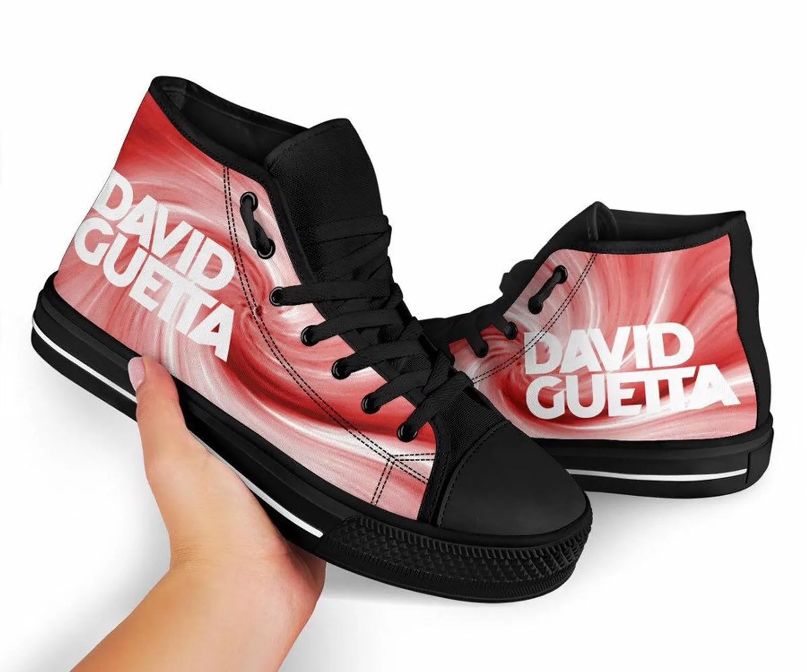 David Guetta High-Top Unisex Festival Sneaker Shoes - Stylish & Comfortable Footwear for Ultimate Festival Vibes