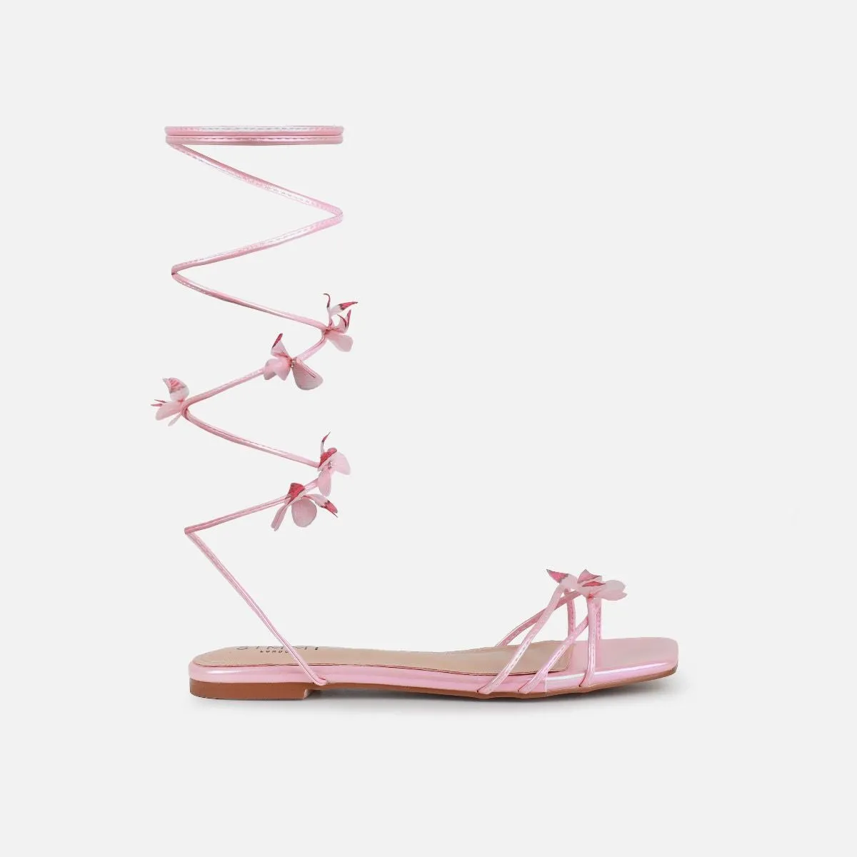 Fashion tie butterfly flat sole sandals  HPSD284