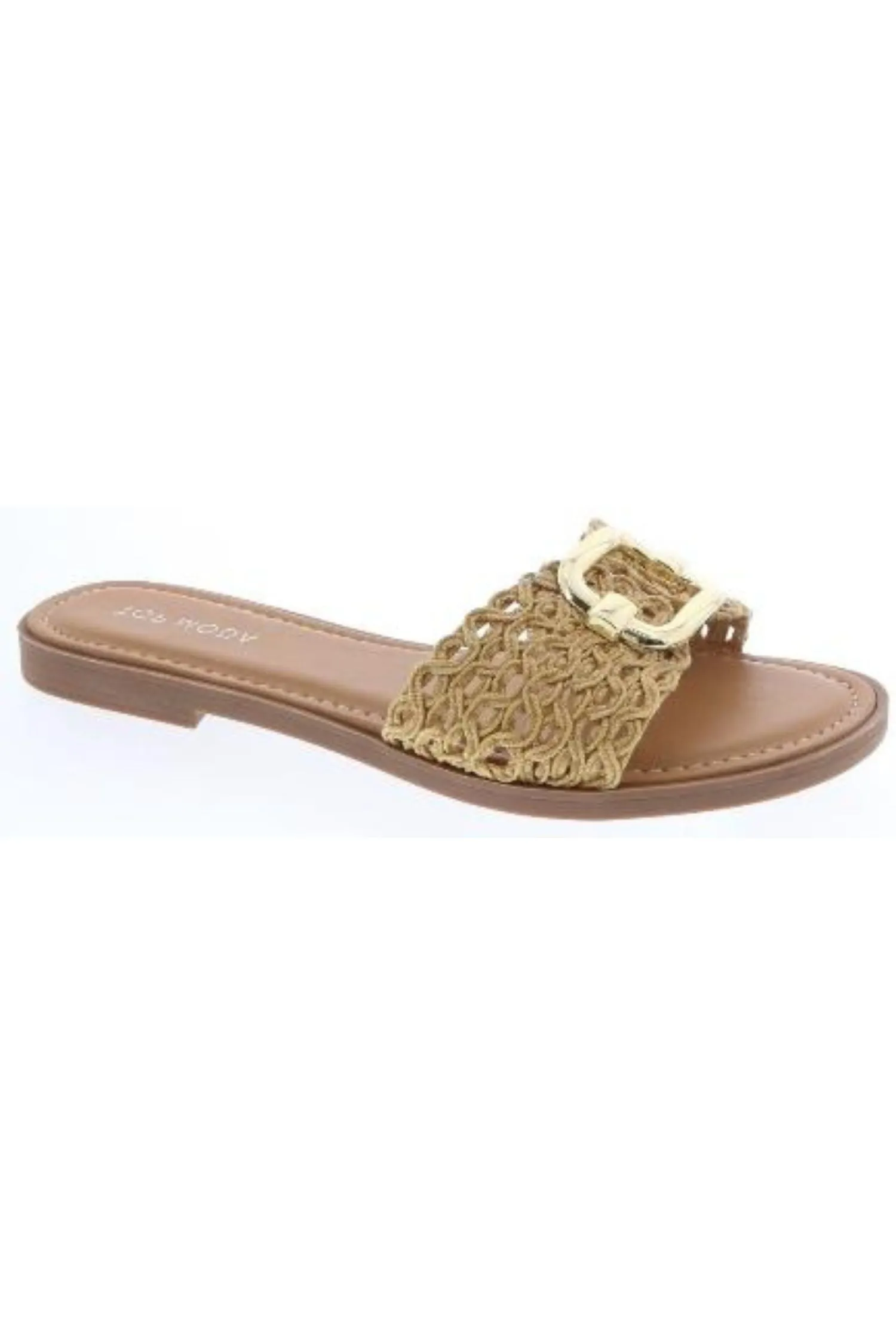 GRAND-20 Beige Woven Crochet Vamp