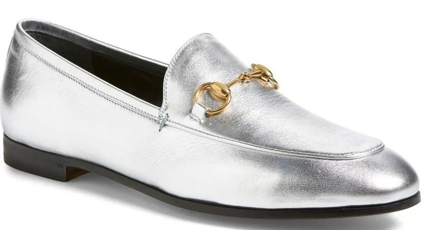 'Jordaan' Metallic Leather Loafers - (Purple, Gold, Silver)