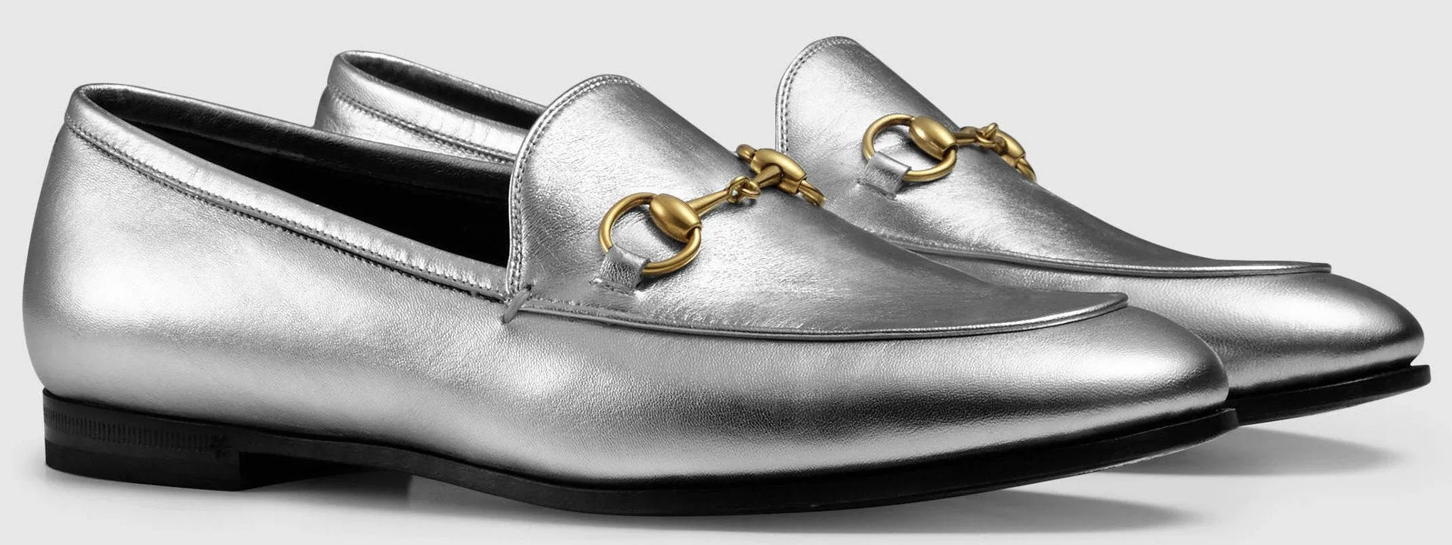 'Jordaan' Metallic Leather Loafers - (Purple, Gold, Silver)