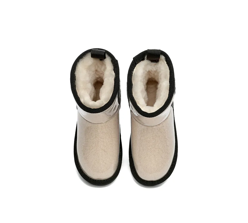 Kids Ugg Boots Clear Waterproof And Shearling Coated Classic