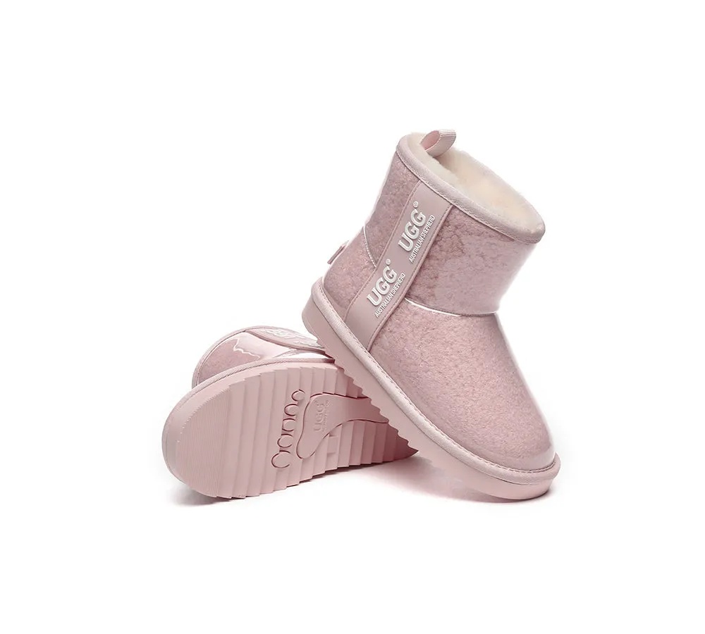 Kids Ugg Boots Clear Waterproof And Shearling Coated Classic