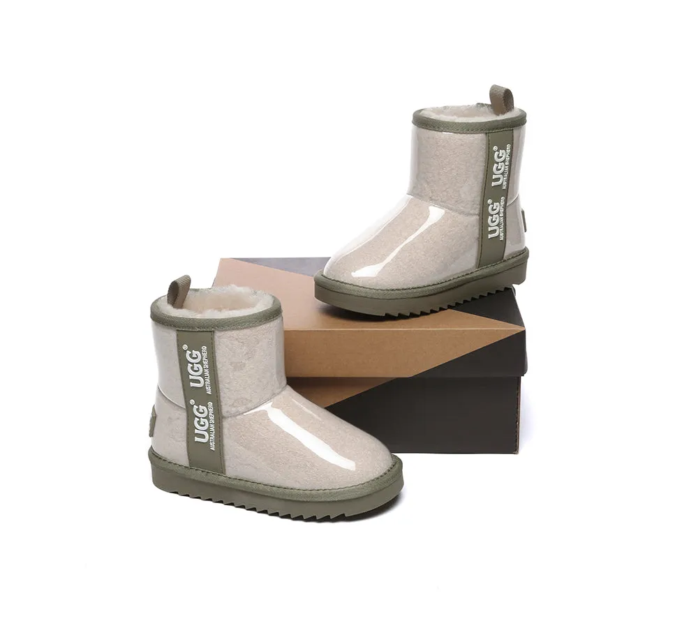 Kids Ugg Boots Clear Waterproof And Shearling Coated Classic