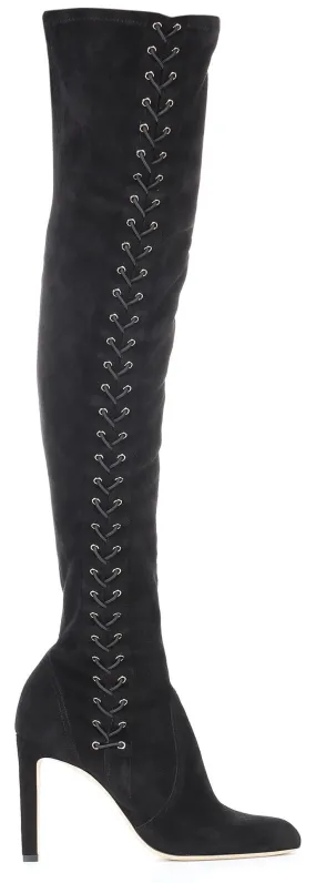 'Marie' 100 Suede Over-the-Knee Boots