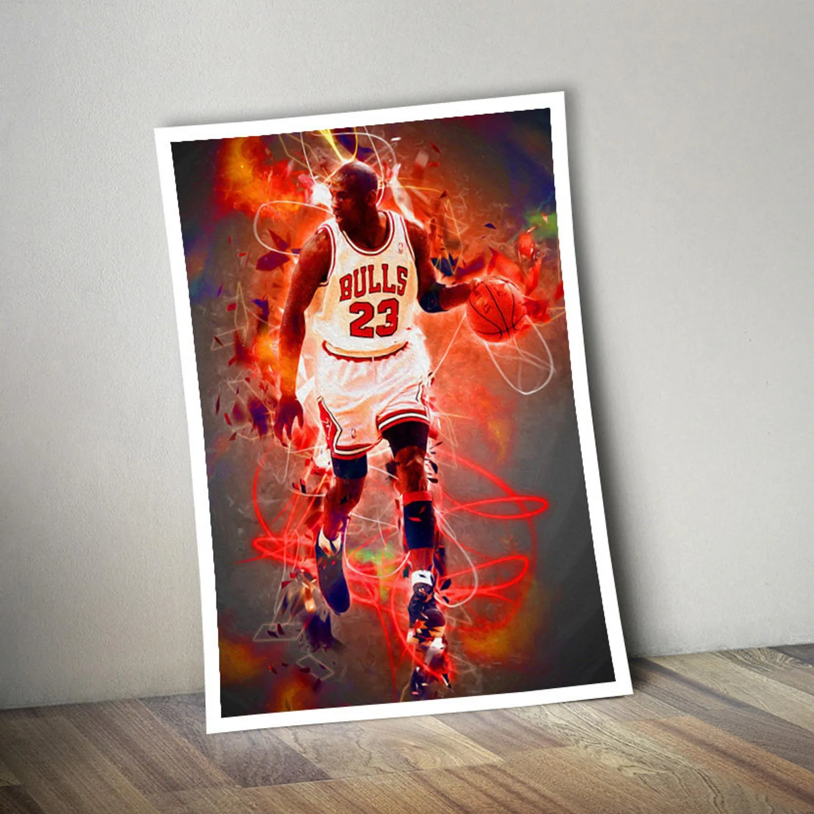 Michael Jordan Poster, Sports Print, Basketball Player Art, Custom Sport Canvas, Custom Poster, Home Decor, Wall Hangings