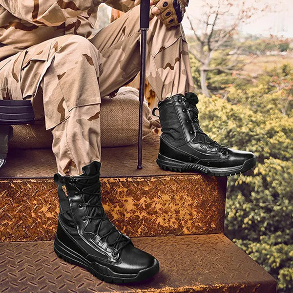 Military Combat Safety Ankle Men's Tactics Boots