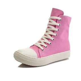 Pink Platform Sneakers