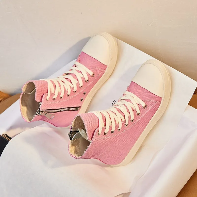 Pink Platform Sneakers