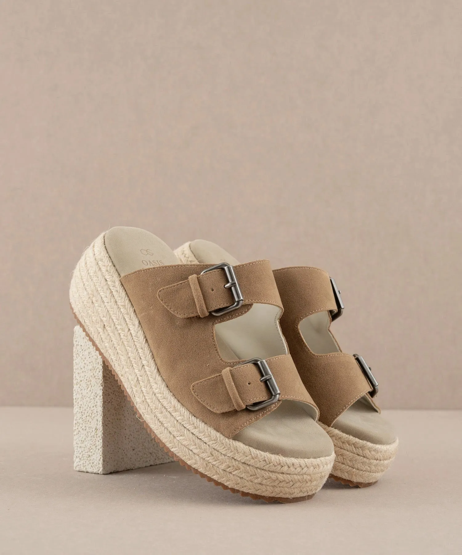 Porto Khaki Platforms