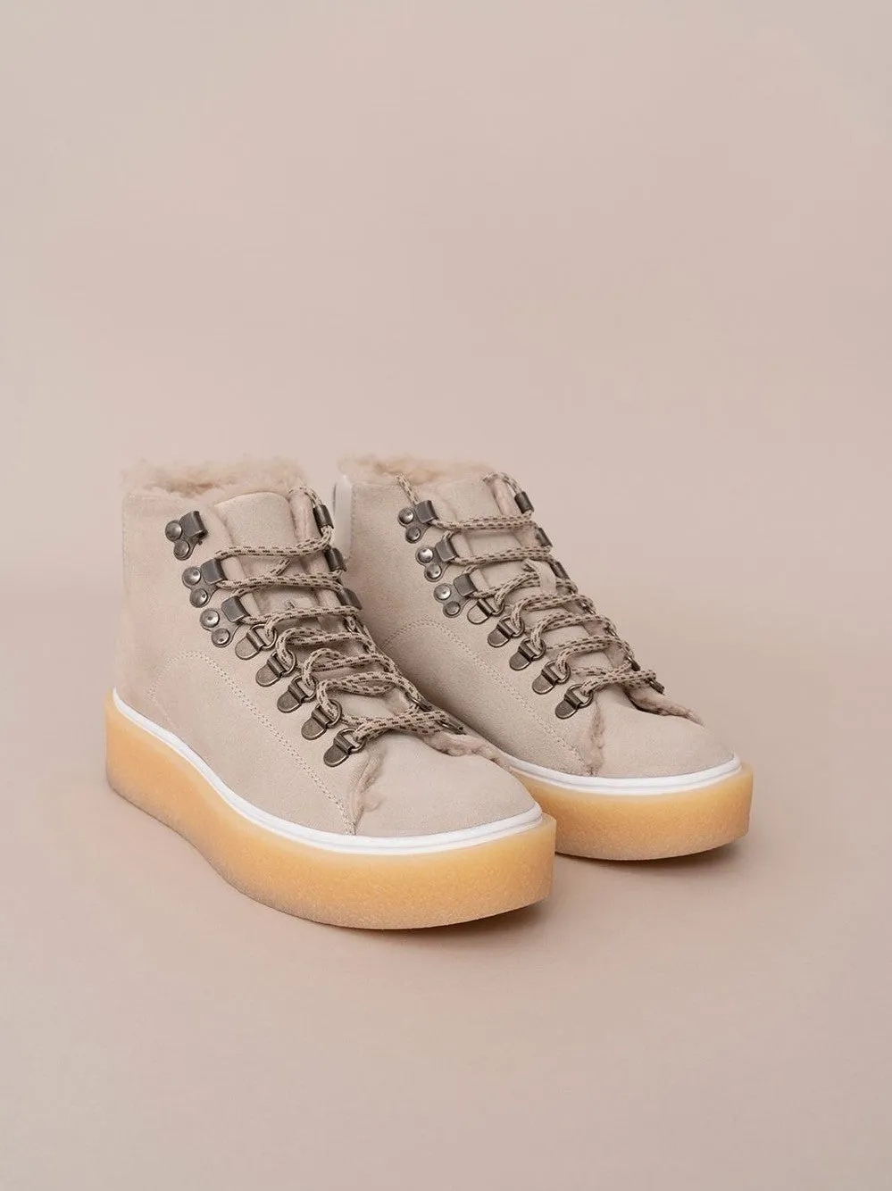 Snow Boot Platform Sneakers