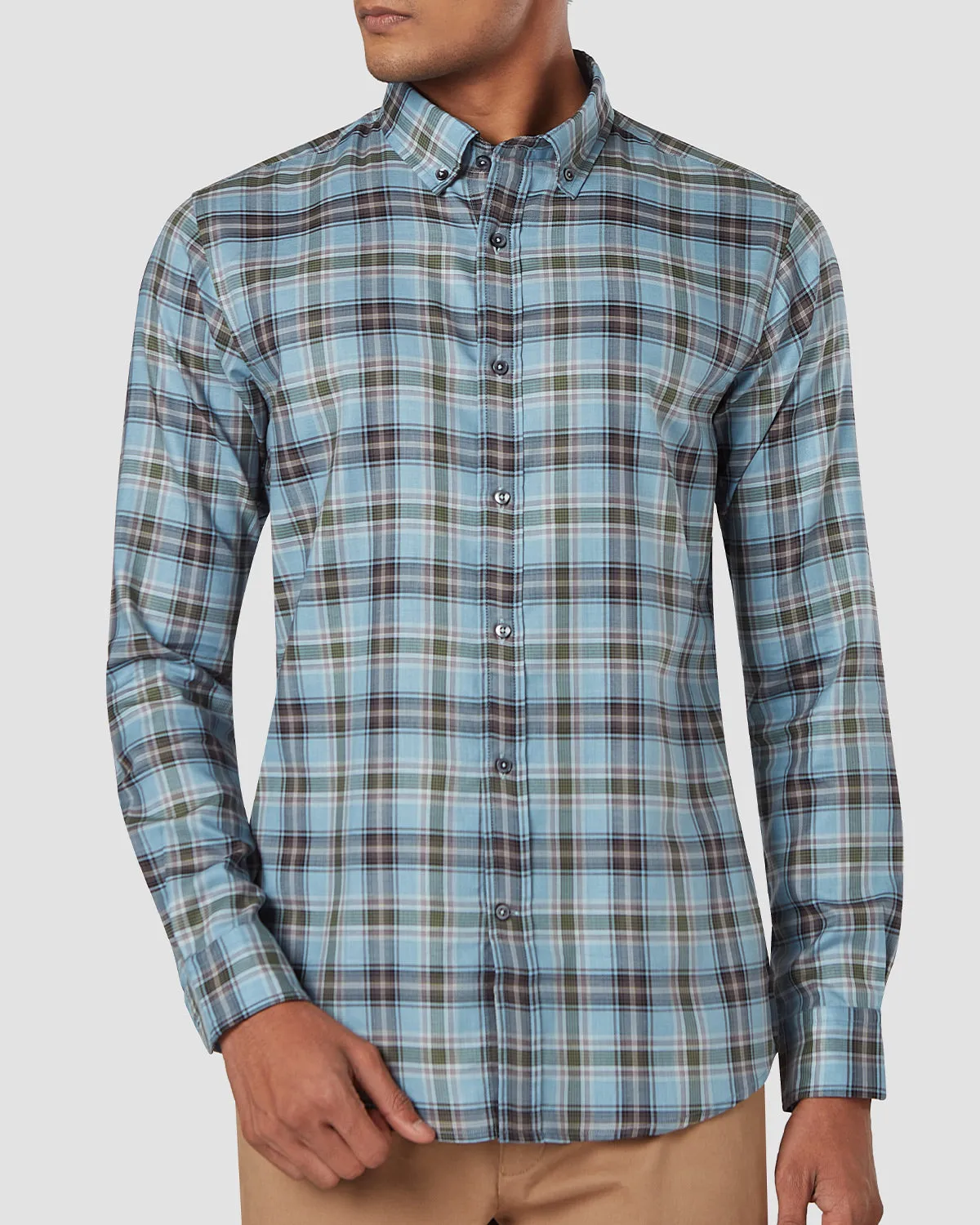 Somelos Blue Planet Checked Shirt