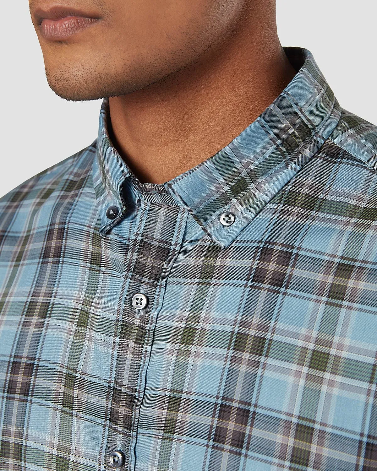 Somelos Blue Planet Checked Shirt