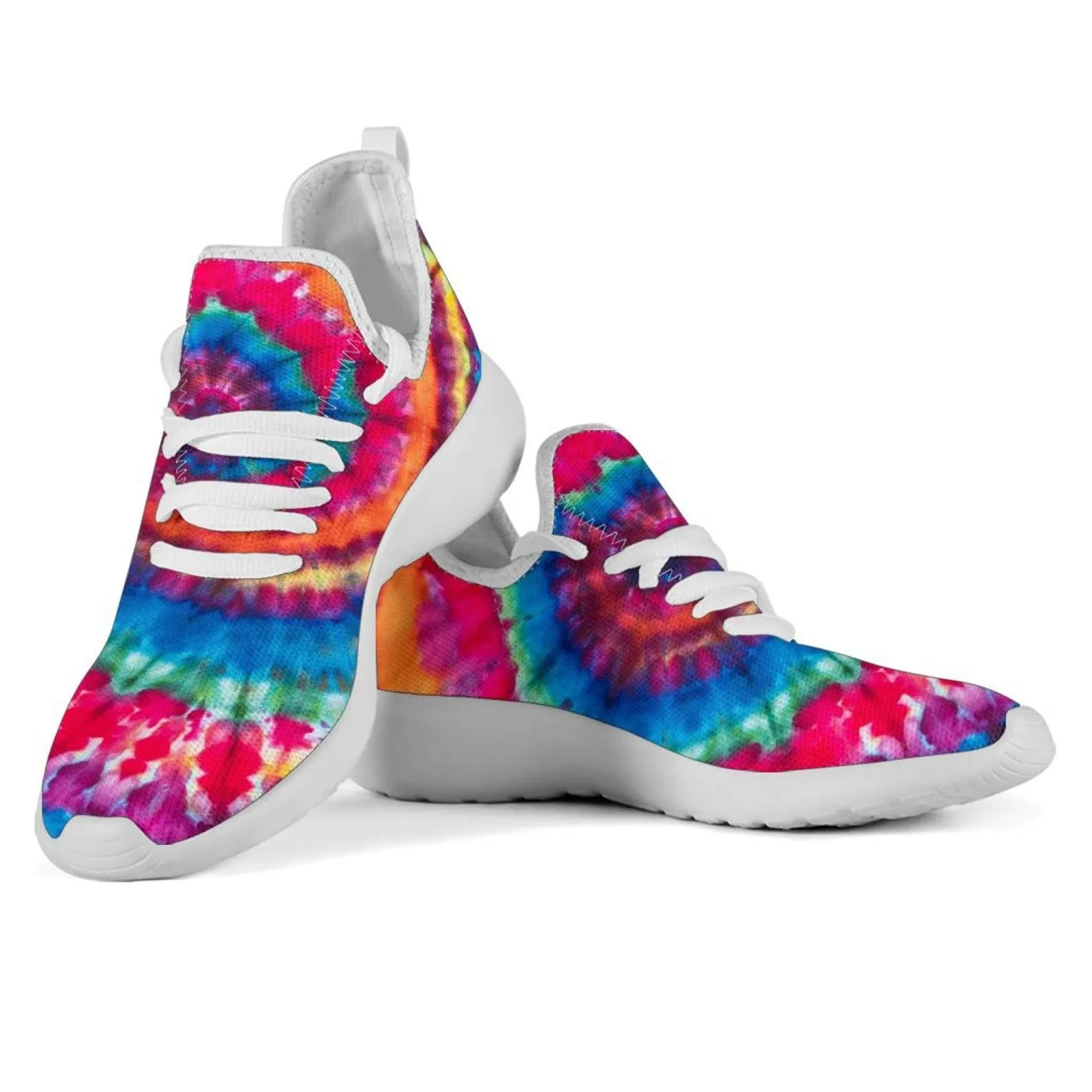 Tie Dye Festival Rave Unisex Sneaker Shoes