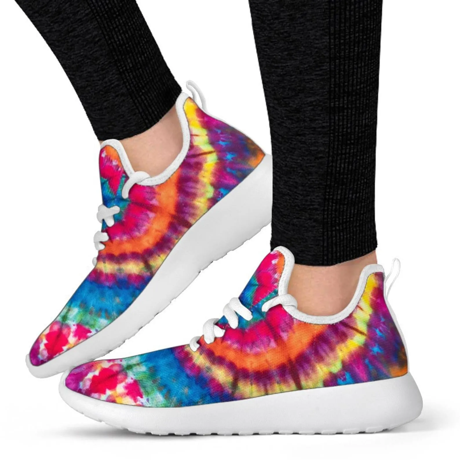 Tie Dye Festival Rave Unisex Sneaker Shoes