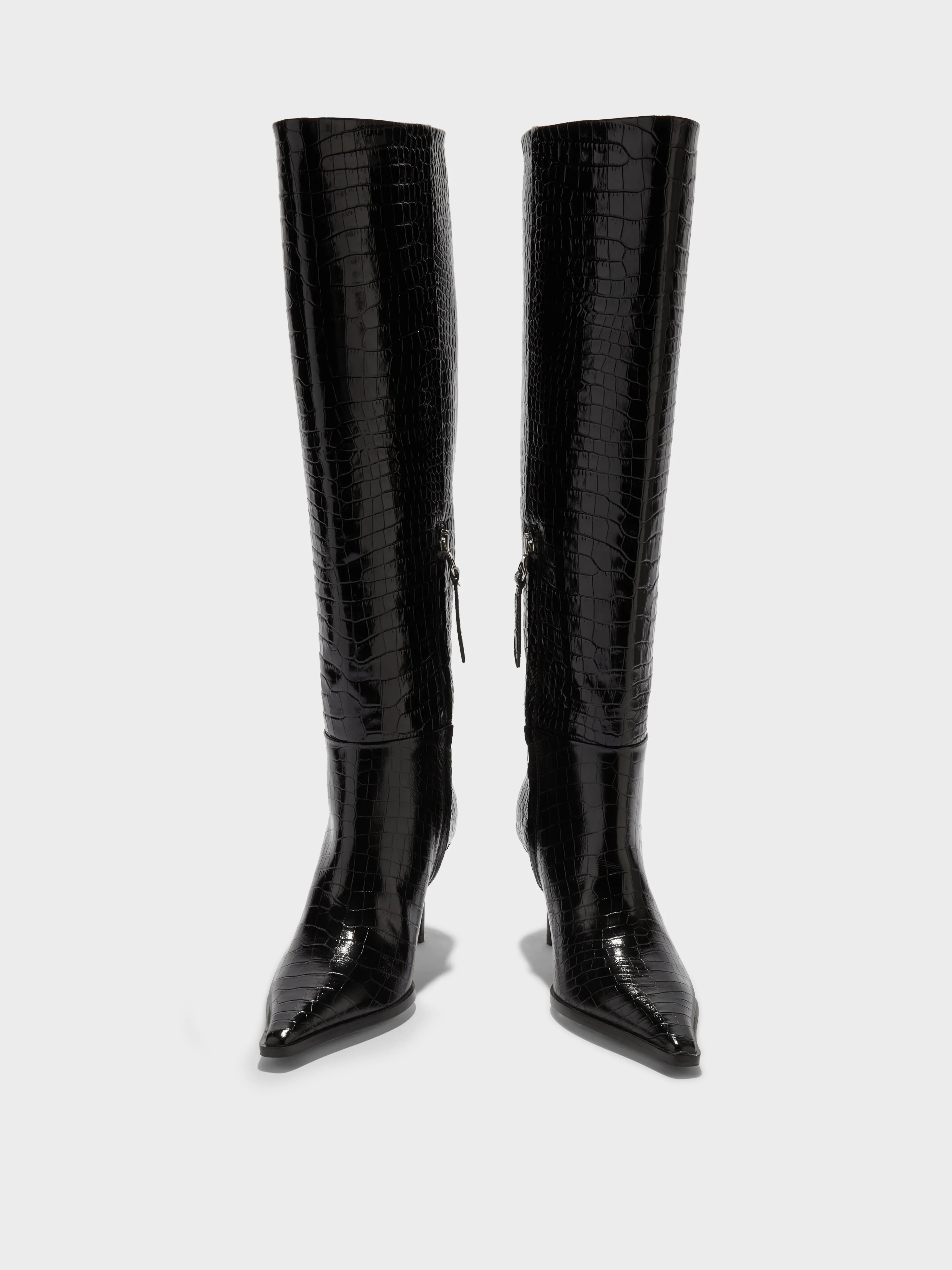 Tula Leather Knee-High Boots