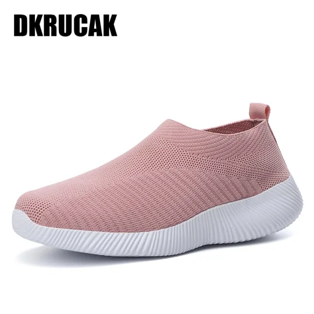 Women Breathable Lightweight Flat Sneakers