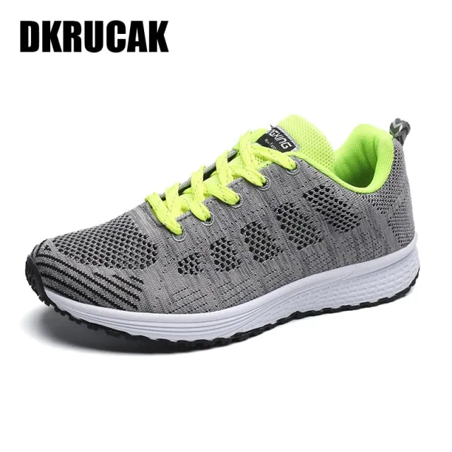 Women Breathable Lightweight Flat Sneakers