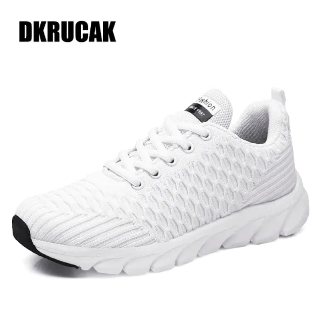 Women Breathable Lightweight Flat Sneakers