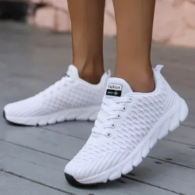 Women Breathable Lightweight Flat Sneakers