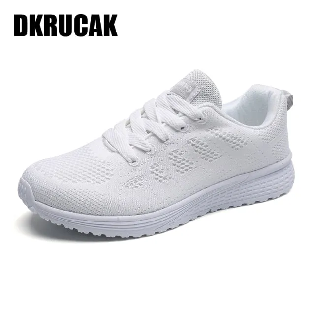 Women Breathable Lightweight Flat Sneakers