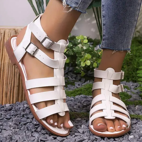 Women's Casual Roman Flat Sandals 07684066C