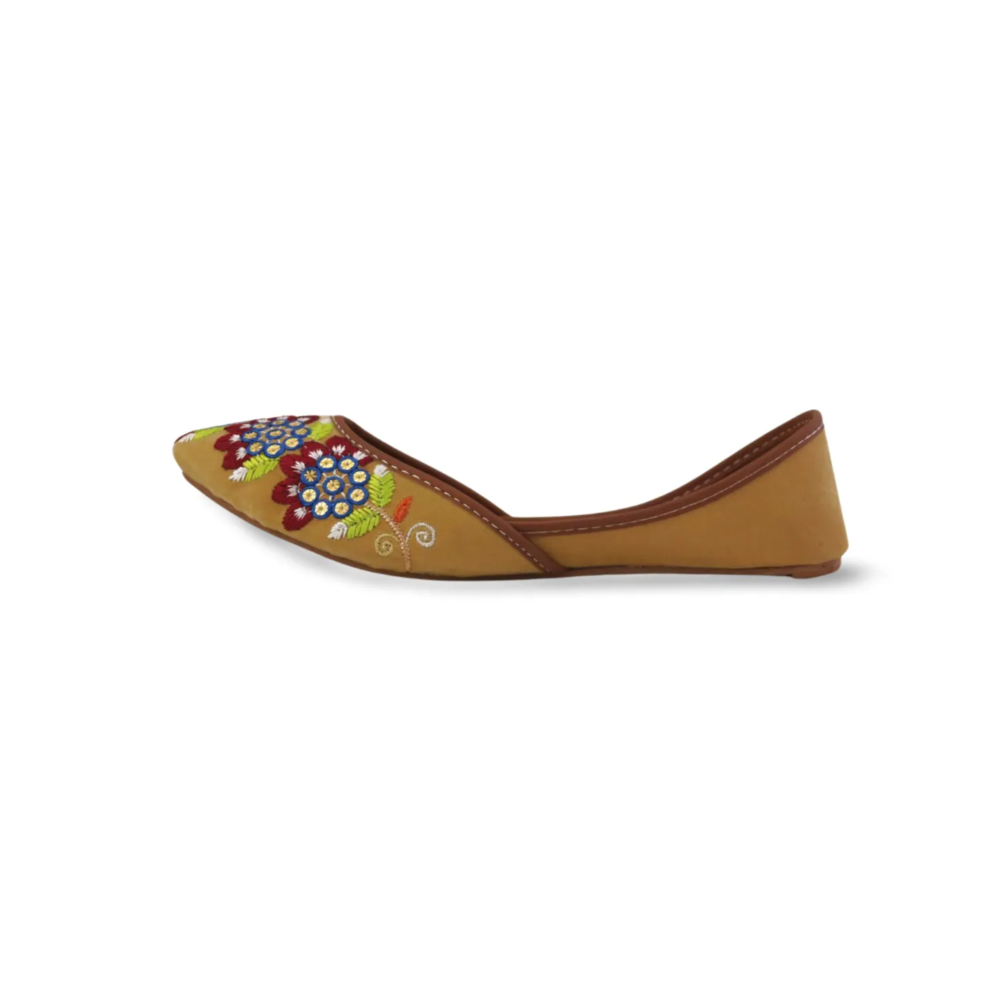 Women's Floral Embroidered Khussa Shoes  - Stylish and Comfortable for Any Occasion