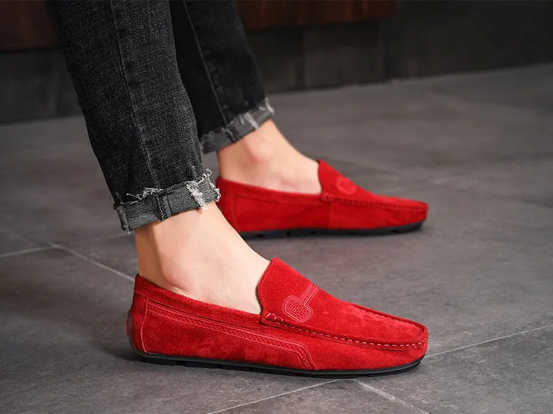 Xituodai  Fashion Men Shoes Genuine Leather Men Loafers Male Casual Shoes Soft Moccasins Slip On Men's Driving Shoes Non-slip Man Flats